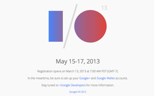Google I/O開發者大會注冊日期為3月13日早7點（圖片來自BGR）